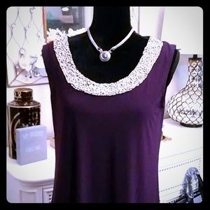 Purple & Silver Dress